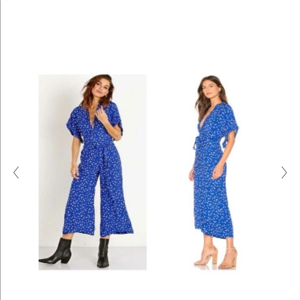 Faithful the Brand Blue Floral Jumpsuit